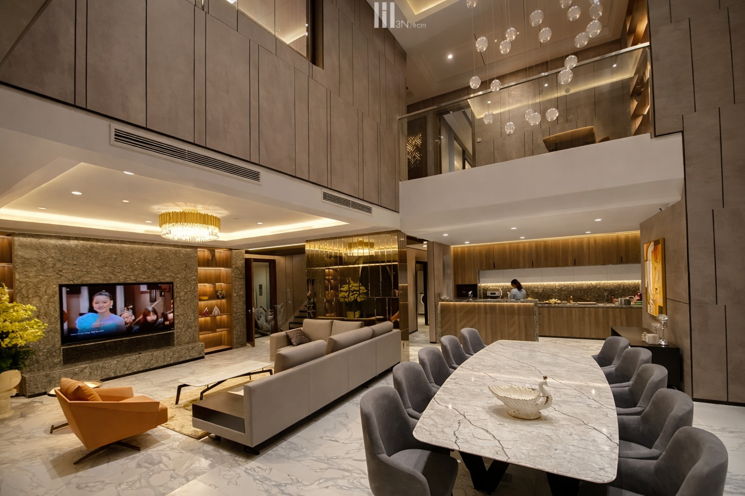 Thiết Kế, Thi Công Penhouse, Duplex